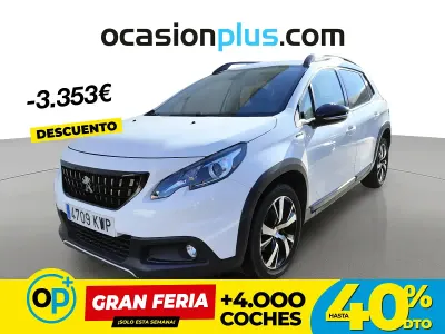 Usado Peugeot 2008 GT-line 120 CV (88 kW) 2019 Blanco SUV