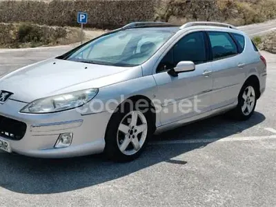 Usado Peugeot 407 Sport 136 CV (100 kW) 2009 Blanco Familiar