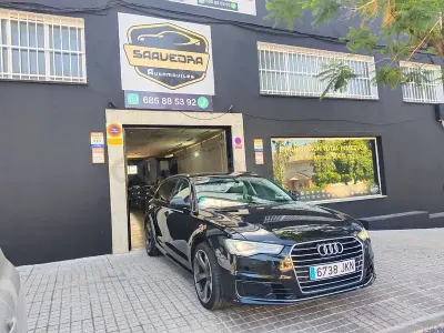 Usado Audi A6 150 CV (110 kW) 2016 Negro Familiar