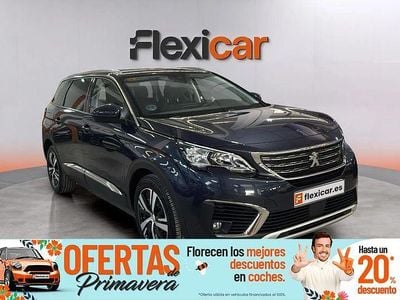 Usado Peugeot 5008 Active 130 CV (95 kW) 2019 Azul SUV