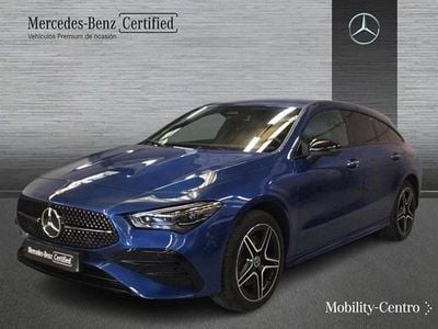 Usado Mercedes CLA250 AMG line 163 CV (119 kW) 2024 Azul denim metalizado Berlina
