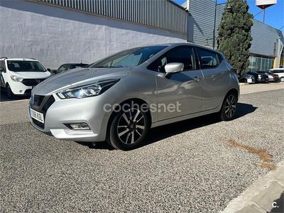 Gris / plata Usado 2017 Nissan Micra Acenta Berlina | 7950 € (Precio justo)