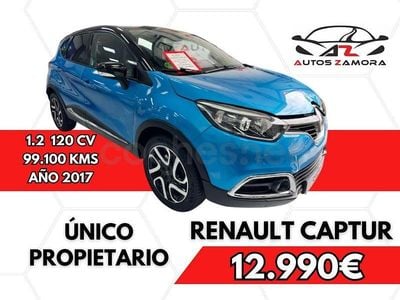 Usado Renault Captur XMOD 120 CV (88 kW) 2017 Azul SUV