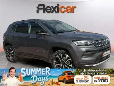 Usado Jeep Compass Limited 130 CV (95 kW) 2021 Gris SUV