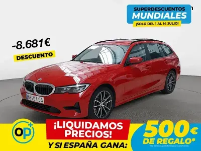 Usado BMW 330 265 CV (194 kW) 2019 Rojo Familiar