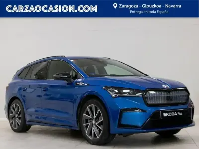 Brugt Skoda Enyaq iV SportLine 150 kW (204 HK) 2021 Blå SUV