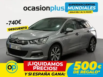 Usado Citroën C4 Feel 120 CV (88 kW) 2017 Gris