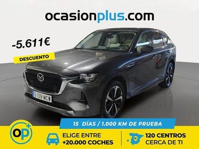 Gris / plata Usado 2022 Mazda CX-60 Takumi-Line SUV | 37.900 € (Precio justo)