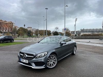Gris / plata Usado 2016 Mercedes C220 AMG line Coupe | 20.500 € (Buen precio)