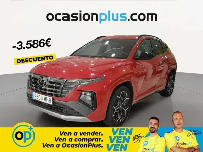 Usado Hyundai Tucson N Line 150 CV (110 kW) 2023 Rojo SUV