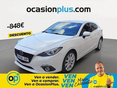 Käytetty Mazda 3 Luxury 150 HP (110 kW) 2016 Valkoinen