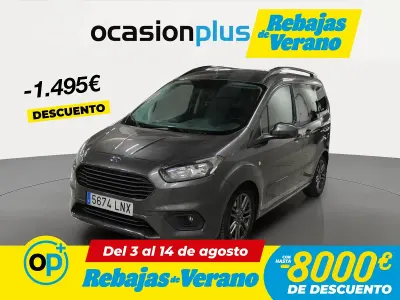 Usado Ford Tourneo Courier Sport 100 CV (73 kW) 2021 Gris Monovolumen