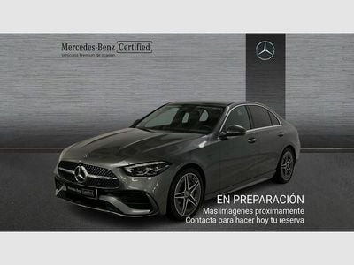 Usado Mercedes C200 AMG line 204 CV (150 kW) 2022 Gris / plateado Berlina