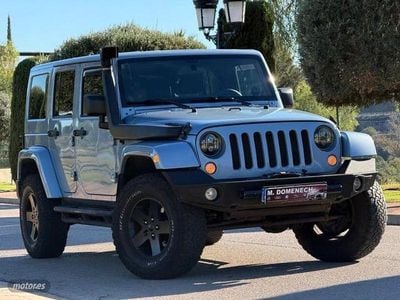 Azul Usado 2012 Jeep Wrangler Unlimited Sahara SUV | 31.900 € (Precio justo)