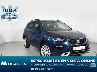 Usado Seat Ateca Style 110 CV (80 kW) 2022 Azul SUV