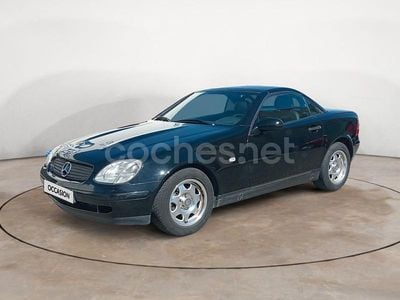 Usado Mercedes SLK200 136 CV (100 kW) 1999 Negro Descapotable
