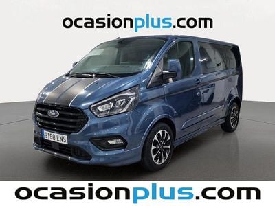 Azul Usado 2021 Ford Transit Custom Sport Berlina | 27.682 €