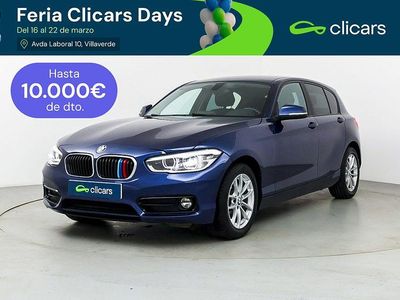 Usado BMW 116 116 CV (85 kW) 2016 Azul Utilitario