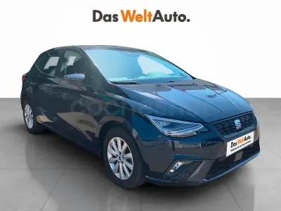 Usado Seat Ibiza Style 110 CV (80 kW) 2022 Azul Utilitario