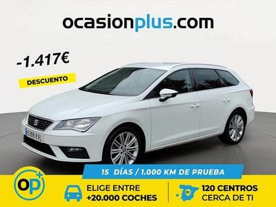 Usado Seat Leon XCELLENCE 150 CV (110 kW) 2019 Blanco Familiar