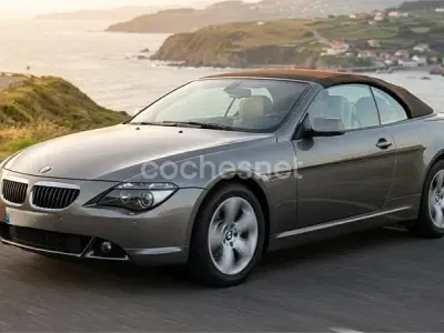Usado BMW 630 Cabriolet Sport Line 258 CV (189 kW) 2007 Verde Descapotable