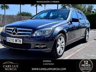 Usado Mercedes C200 Avantgarde 136 CV (100 kW) 2009 Negro Familiar