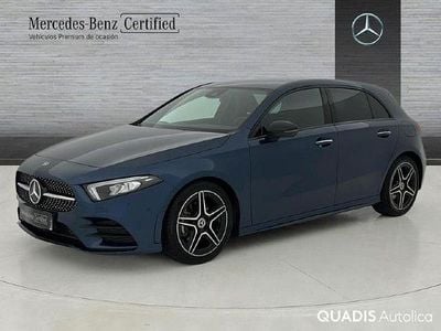 Azul denim Usado 2022 Mercedes A200 AMG line | 32.850 € (Un poco caro)