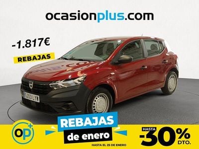 Rojo Usado 2022 Dacia Sandero Acces Berlina | 11.190 € (Buen precio)