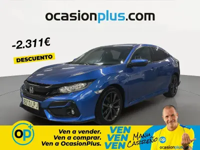Usado Honda Civic Elegance 126 CV (92 kW) 2021 Azul Berlina
