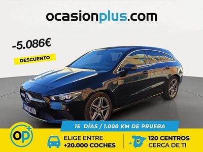 Usado Mercedes CLA200 150 CV (110 kW) 2020 Negro Familiar
