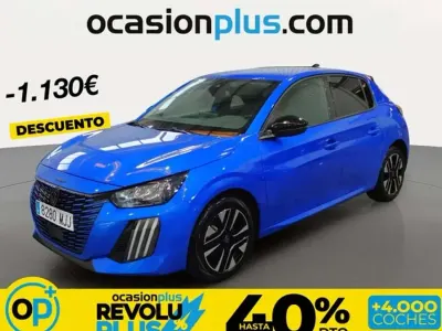 Usado Peugeot 208 Allure 102 CV (75 kW) 2023 Azul Utilitario