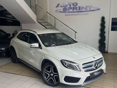 Usado Mercedes GLA220 AMG line 170 CV (125 kW) 2015 Blanco SUV