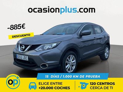 Gris Usado 2015 Nissan Qashqai Acenta SUV | 10.602 € (Precio justo)