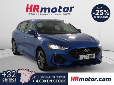 Usado Ford Focus ST-Line 125 CV (91 kW) 2023 Azul Berlina