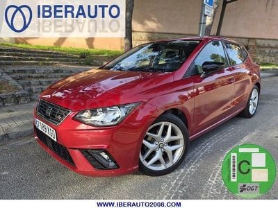 Usado Seat Ibiza FR 116 CV (85 kW) 2017 Granate Berlina