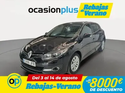 Usado Renault Mégane III LIMITED 95 CV (69 kW) 2015 Negro Utilitario