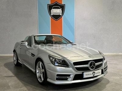 Gris / plata Usado 2015 Mercedes SLK250 Descapotable | 24.990 €