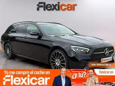 Usado Mercedes E220 194 CV (142 kW) 2021 Negro Familiar