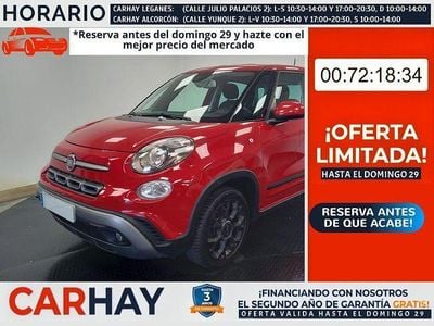 Usado Fiat 500L Cross 95 CV (69 kW) 2019 Rojo Monovolumen