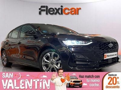 Usado Ford Focus ST-Line X 125 CV (91 kW) 2023 Negro Berlina