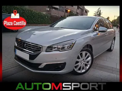 Usado Peugeot 508 SW GT-line 120 CV (88 kW) 2016 Gris / plata Familiar