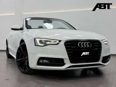 Usado Audi A5 Cabriolet S-Line 245 CV (180 kW) 2014 Blanco Descapotable