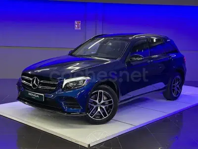 Usado Mercedes GLC220 170 CV (125 kW) 2018 Azul SUV