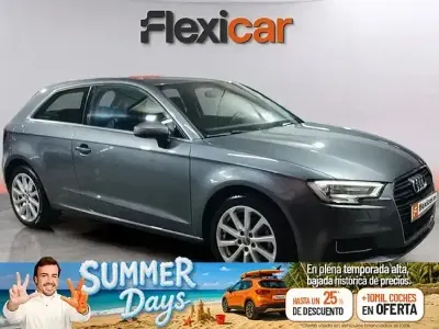 Usado Audi A3 116 CV (85 kW) 2017 Gris Utilitario