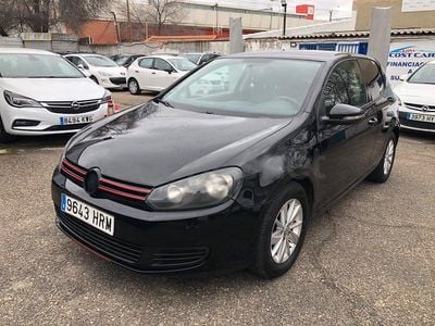 Usado VW Golf VI 105 CV (77 kW) 2011 Negro Utilitario