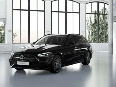 Usado Mercedes C220 199 CV (146 kW) 2022 Negro Familiar