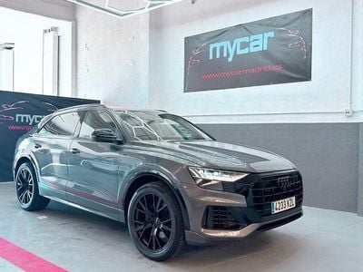 Usado Audi Q8 S-Line 340 CV (250 kW) 2020 Gris SUV