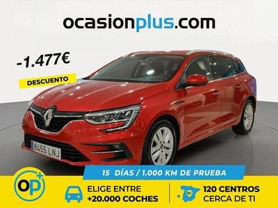 Usado Renault Mégane GrandTour Intens 115 CV (84 kW) 2021 Rojo Familiar