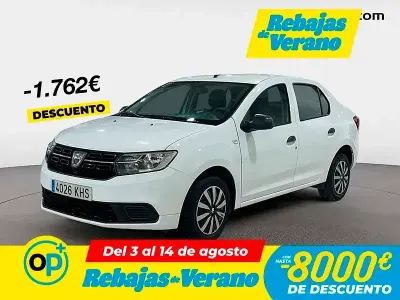 Usado Dacia Logan Ambiance 73 CV (53 kW) 2018 Blanco Berlina
