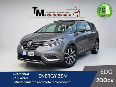 Usado Renault Espace Zen 200 CV (147 kW) 2016 Gris / plata Monovolumen